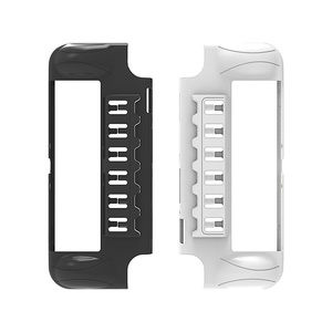 6 oyun kartları yuvası ile ana bilgisayar yarım paket PC koruyucu kabuk için nintendo anahtarı OLED Host koruma sert kabuk - Product Image 1
