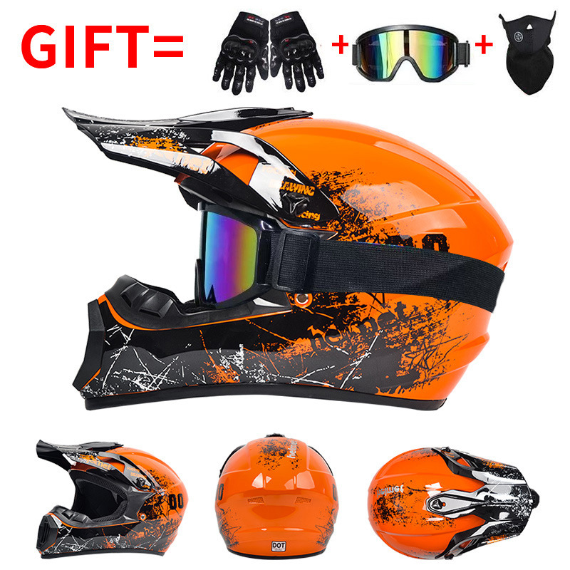 Coffret cadeau orange 00-trois pièces