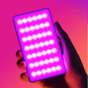 RGB Светодиодный свет камеры полноцветный выход видео свет для DSLR камеры - Product Image 3