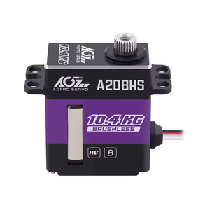 AGFRC A20BHS 8.4V HV 10.4KG Torque 0.055Sec Hi Speed BLS Motor Programmable Mini Servo for 1/24 <strong>RC</strong> SCX24 Car - Product Image 1