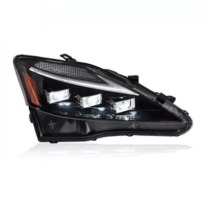 Lexus için 06-12 ön lamba IS300 IS250 far takımı modifiye gündüz koşu işık dönüş sinyali LED Lens işık - Product Image 2
