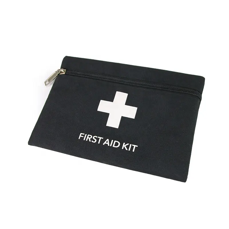 Piccola borsa medica all'aperto per la casa del sacchetto di pronto soccorso nero di salvataggio di viaggio vuoto per infermiere