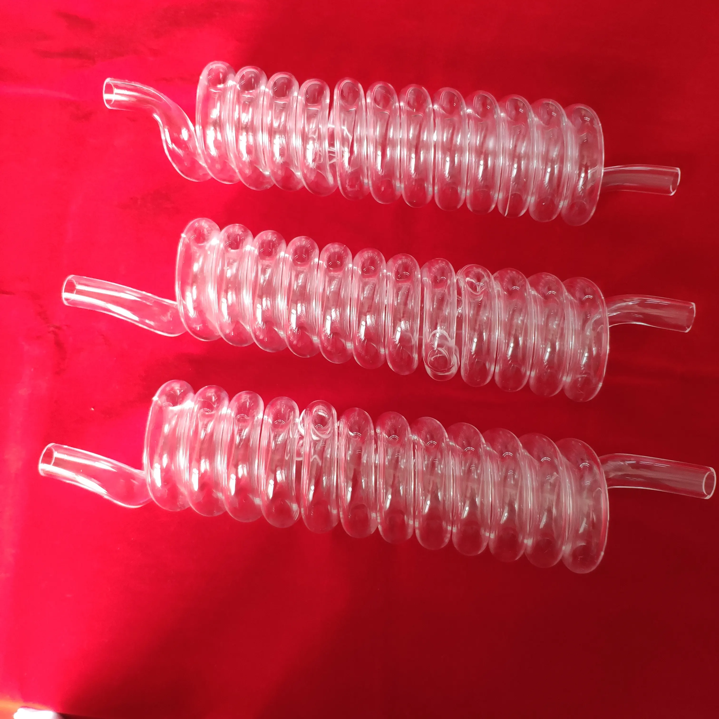 Прозрачная спиральная Плавленая силиконовая трубка для нагревателя