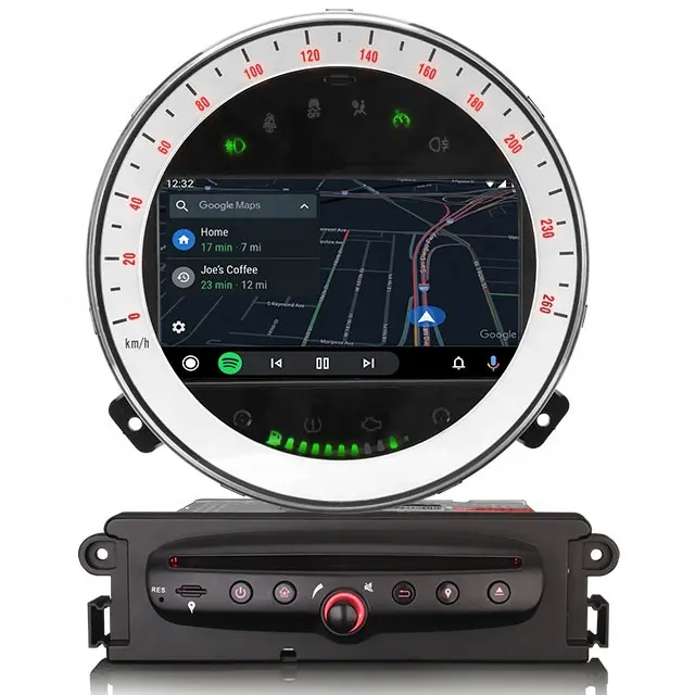 Radio gps mobil android 7 inci, radio gps mobil untuk BMW mini cooper dengan 4G wifi DSP ES8518M