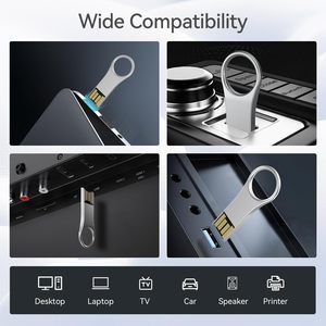 电脑配件金属u盘2.0迷你钥匙圈u盘接口u盘礼品配件8gb 16gb 32gb 64gb 128gb