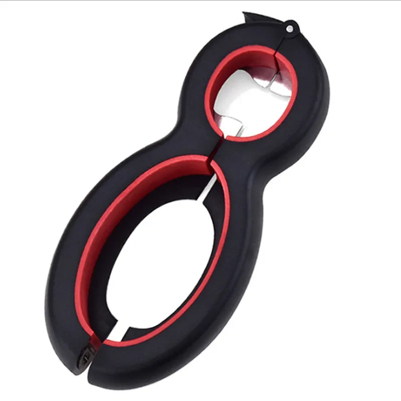 Multi-function 6 in 1 Opener Tool Jar Twist Bottle Opener Can Opener Beer Bottle Openers All In One