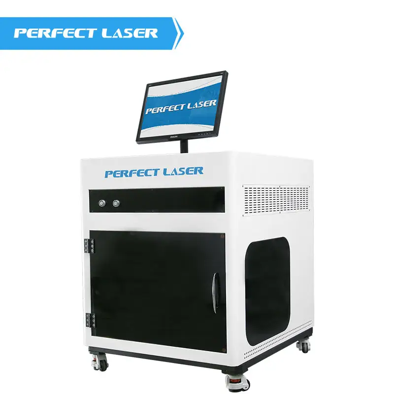 Laser perfeito - Impressora 3D 2D de alta precisão pequena em cubo acrílico 3D com máquina de gravação a laser