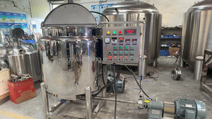 Harici dolaşım yüksek kesme pompası ile Tank 500L karıştırma makinesi ile Inline homojenleştirici mikser - Product Image 5