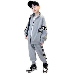 12岁男童秋季背心套装新款儿童两件套衣服100% 棉格子夏季 - Product Image 1