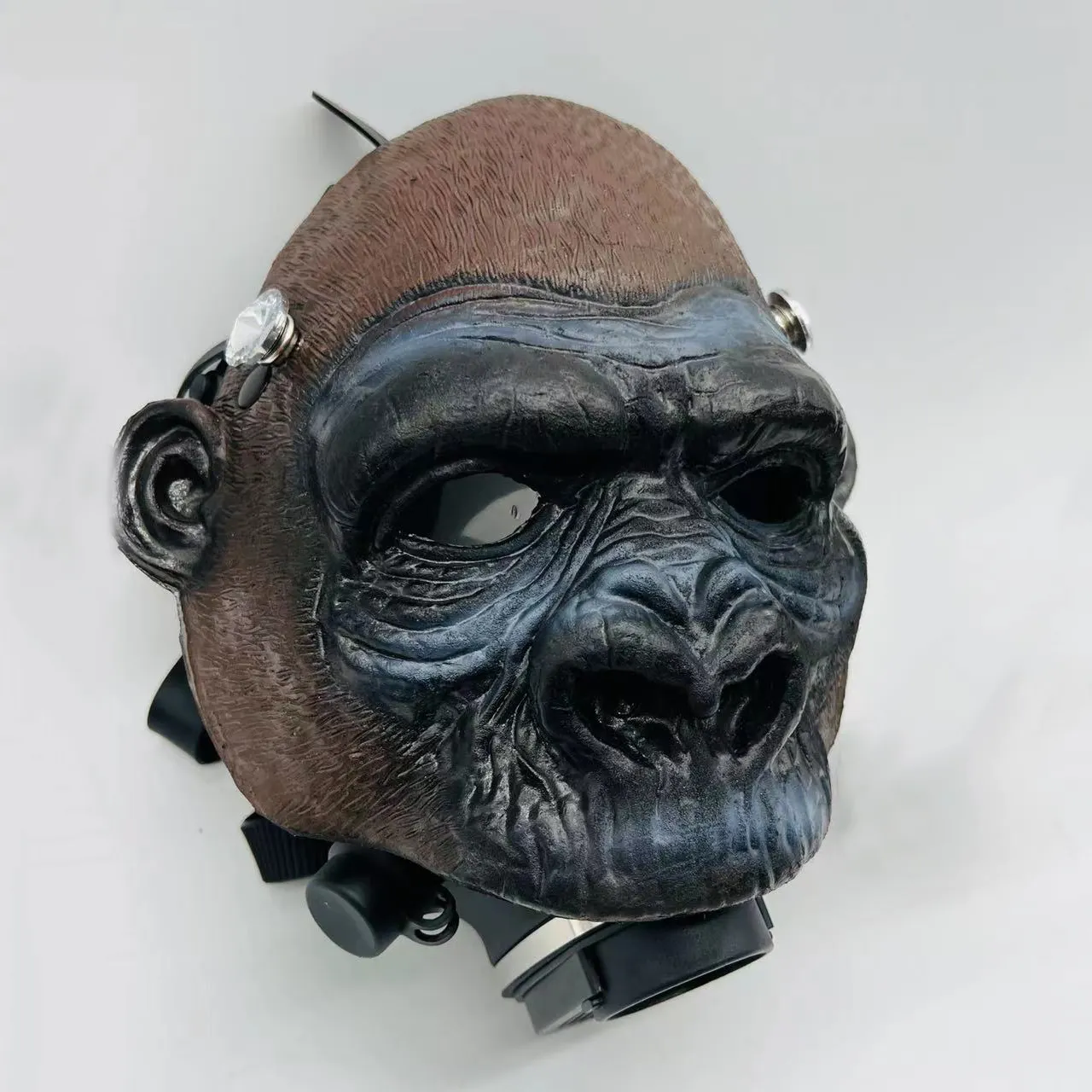 ハロウィーンマスクスカルヘルメットハロウィーン怖いマスクコスプレパーティーの装飾喫煙水ギセルマスク