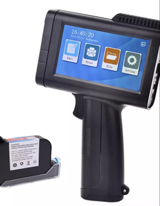 Halbautomat ische tragbare QR-Datums code Chargen nummer Codierung Tinten strahl druckmaschine Neue Motor-SPS-Bulk-Print-Codier maschine