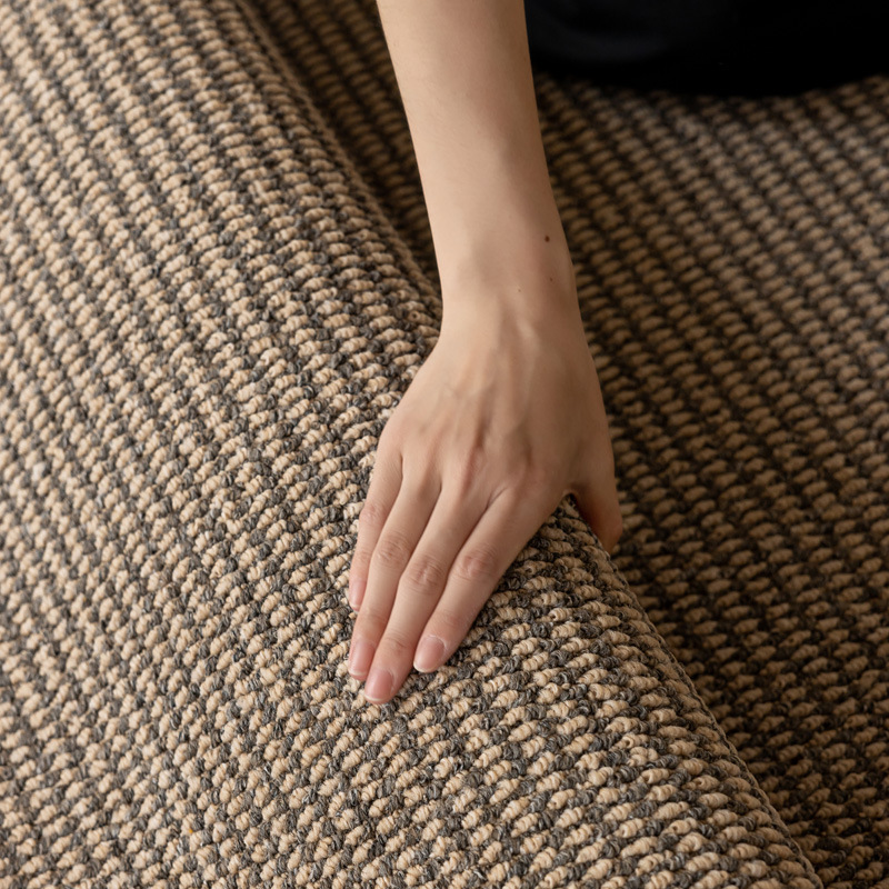 Marrón atigrado - tejido bicolor