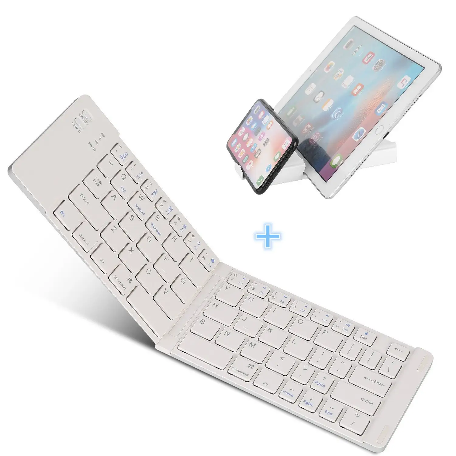 mini klaviers von tragbare erstklassige tastaturen faltbare kabellose klavierte bluetooth-tastatur für telefon