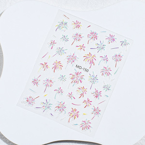 Mạt chược & Pháo Hoa dán móng tay bán buôn-50 tờ 3D thiết kế nơ dập nổi với chủ đề sòng bạc cho bữa tiệc phụ kiện nghệ thuật móng tay - Product Image 3