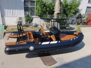 Lüks moda tekne 19ft fransız orca hipalon tekne şişme kaburga tekne alüminyum gövde rib580 <span class=keywords><strong>10</strong></span> kişilik