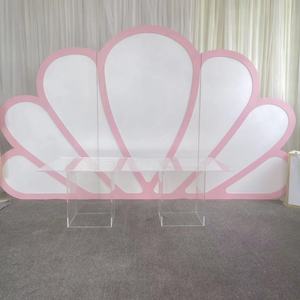 Popüler modern tasarım akrilik şeffaf dikdörtgen masa çocuklar masa olay parti için - Product Image 2