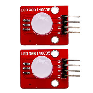 Modulo LED full-color RGB blocco elettronico da costruzione 5V a tre colori compatibile 10mm ad alta luminosità RGB modulo LED full-color