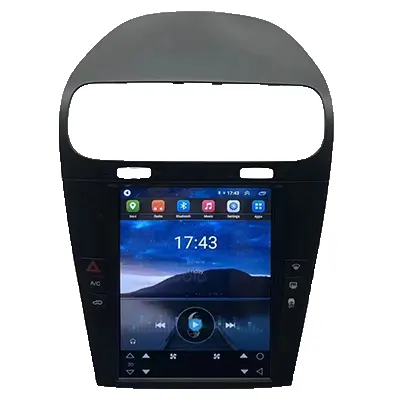 Lecteur multimédia d'autoradio Android 9 de 10.4 "pour Fiat Freemont Dodge Journey 2012-2020 lecteur Android vidéo de voiture unité principale DVD