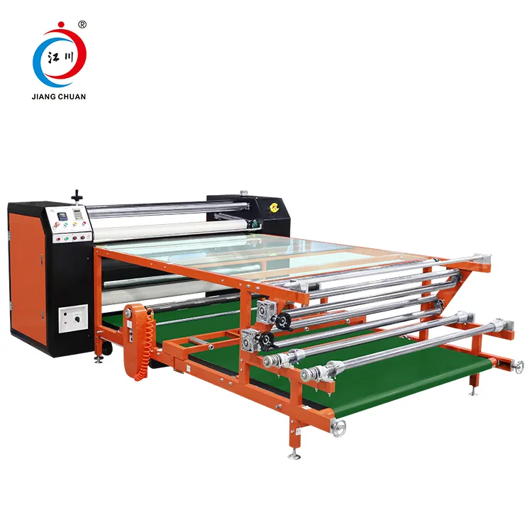 Yüksek verimli popüler rulo takvim ısıtıcı ısı basın transferi tekstil rulo süblimasyon makinesi
