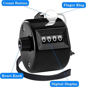Contador de números de 4 dígitos, juguete para niños, alfombra, Clickers, contador de cuenta Digital, contador de dedos mecánico manual - Product Image 3