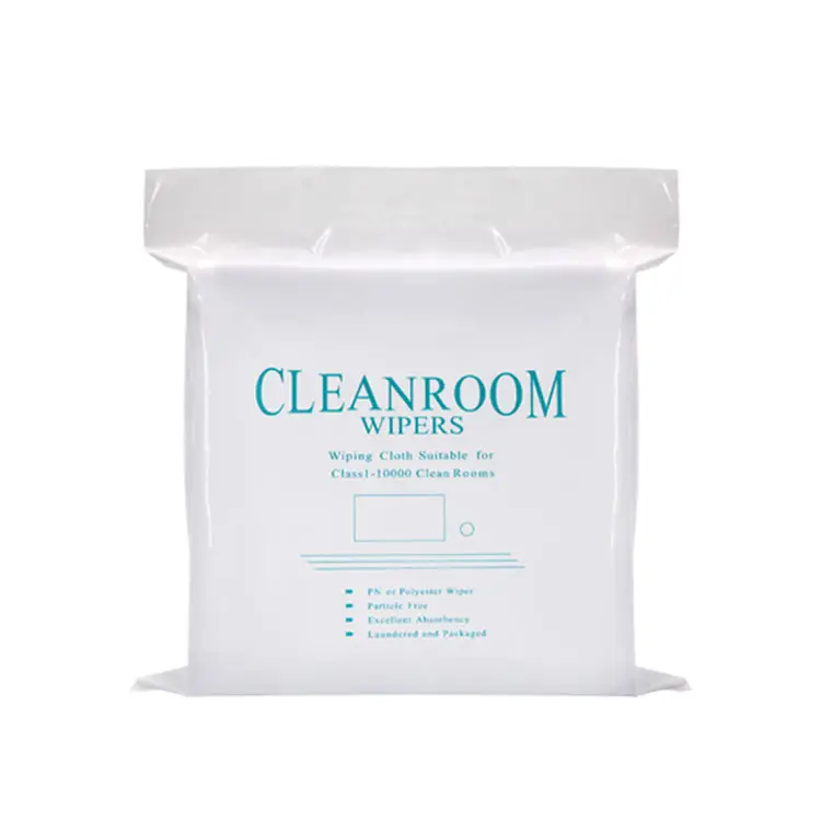 Polyester 6*6 ''selüloz silme silecek üreticisi tüy bırakmayan kuru % temizlik mendilleri dokunmamış endüstriyel temiz oda silin