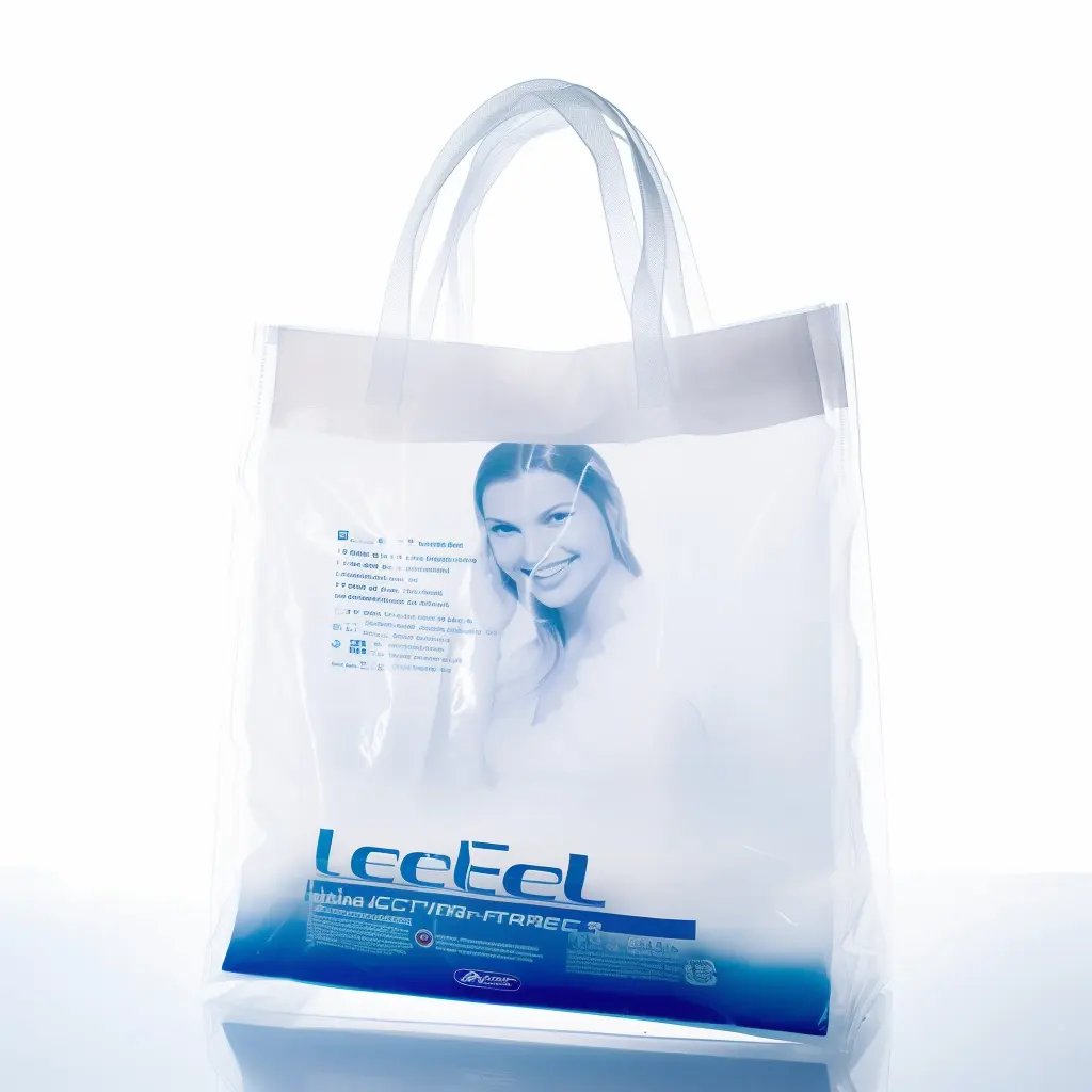 Высококачественная биоразлагаемая Экологически чистая прочная пластиковая сумка для покупок с ручкой