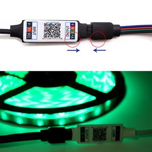 Мини RGB Bt контроллер DC 5 В 12 В 24 В музыкальный контроллер BT умное приложение управление световой лентой для RGB светодиодная лента - Product Image 5