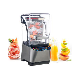 キッチン用多機能ステンレス鋼テーブルブレンダー家庭用電気フルーツジューサーボタンコントロール付きミキサータイプ - Product Image 1