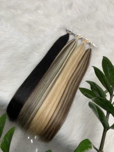卸売テープヒューマンヘアエクステンション接着剤リムーバーツールExtensiones Cabello Humano De Natural Tape In Hair