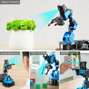 ArmPi FPV 6DOF AI Vision ROS Roboterarm mit seriellen Bus servos für Raspberry Pi Support Inverse Kinematik OpenCV Roboterarm