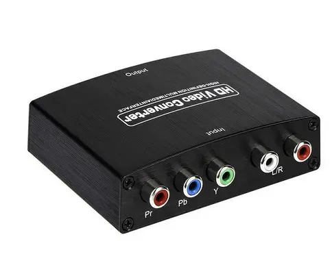 Ypbpr Naar Hdmi 1080P Hdmi Naar Rgb Ypbpr Component Video Converter Met R/L Audio Adapter Converter Voor tv Pc Dvd Monitor