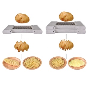 Patates turp salatalık soğan için 3/16 inç alüminyum manuel dilimleme kesme makinesi yeni durum verimli kesici - Product Image 4