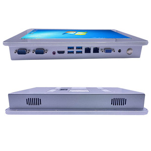 11.6 Inch Capacitive <strong>Computer</strong> 4GB RAM 64GB SSD with Windows10 <strong>System</strong> 2xLAN VGA 1xHDMI Display Industrial Touch Screen Panel PC - Product Image 1