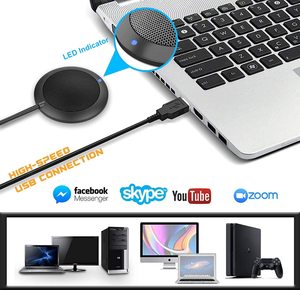 LEDインジケーター付き会議USBマイクコンピューターデスクトップマイク - Product Image 3