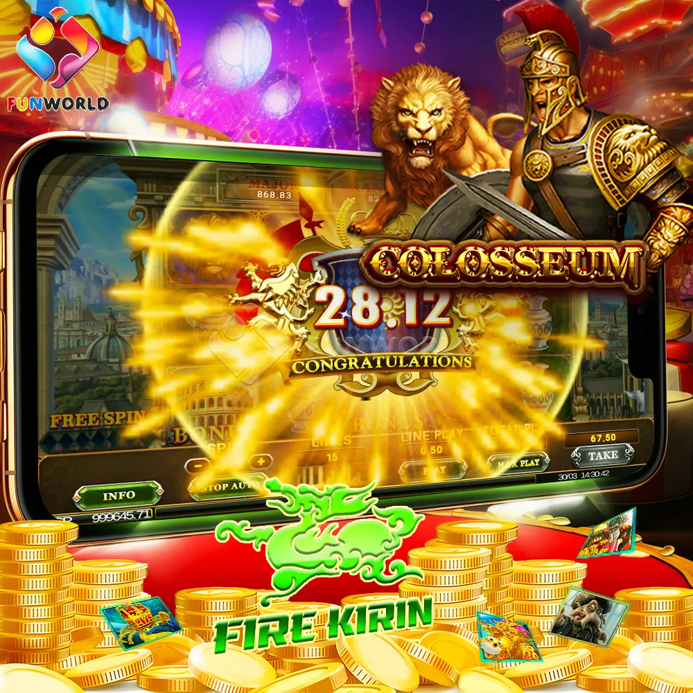 Pantalla táctil caliente en línea Fish Game APP Factory Coin Operated Fire Kirin Game
