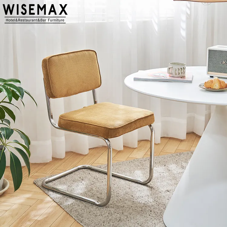 WISEMAX comodo in metallo Bar sedia con Base fissa in acciaio inox telaio per Bar caffetteria o camera da letto dalla cina vendita calda