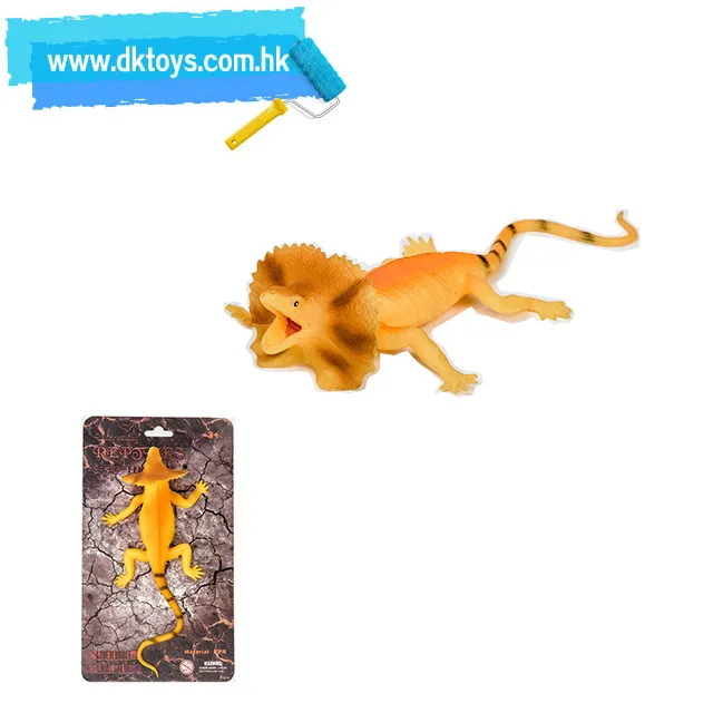 Jouets uniques Mini Lézard TPR matériel Animal Jouet En Plastique Souple