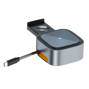 3 in <strong>1</strong> Wireless Charging Station Exclusively for <strong>Apple</strong> Devices Iphone,iwatch and airpods 15W Cube Fast Wireless Charger - Product Image 3