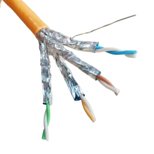 CAT6A CAT7 CAT8 FTP cavo di rete LAN veloce velocità 10G cavo in rame con PVC giacca per uso interno 100m 305m 1m lunghezze disponibili