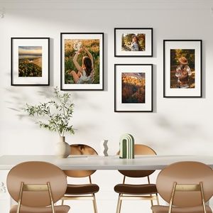 Bền PVC Thiết kế bao gồm 16x20 Mat mới lạ Quà Tặng tường hiển thị 1 gói lớn 18x24 Đen Poster khung - Product Image 4