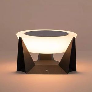IP65 Waterproof 3W Solar Pillar Light LED Powered Garden <strong>Lamp</strong> for Outdoor <strong>Post</strong> &amp; Fence Solar Garden Lights - Product Image 2