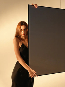 Proyección de pantalla de marco fijo 16:9 Fresnel 120 "4K HD ALR borde estrecho montado en la pared para sala de estar/Conferencia - Product Image 4