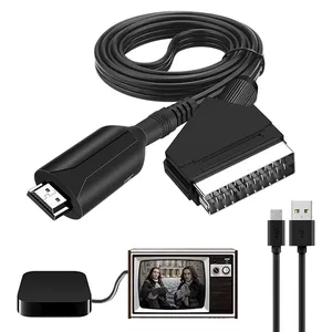 Convertidor HDM a SCART/SCART a HDM para HD TV DVD Box, convertidor de señal de lujo, accesorios y adaptador de vídeo - Product Image 1
