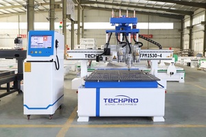 Enrutador Cnc de madera de cuatro procesos de 3 ejes multifunción 1530 husillo múltiple con hoja de sierra enrutador Cnc de cabezales múltiples - Product Image 2
