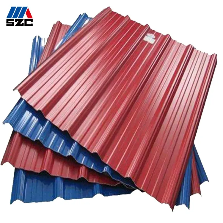 high quality v840 ppgi 4x8 hot dipped galvanized corrugated steel sheet metal roof shingles