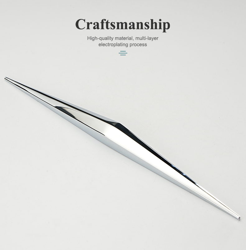 New Design decorative cabinet drawer zinc alloy handle chrome 192mm Cupboard Door Pulls
