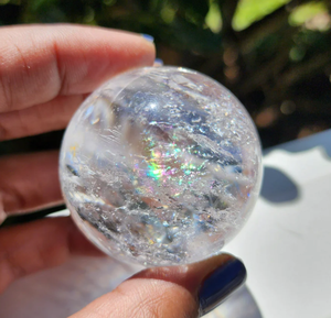 Beautiful Polished Clear Quartz <strong>Sphere</strong> 40-55mm Round Crystal for Home Decorations Wholesale Clear Quartz Buy Bulk <strong>Sphere</strong> - Product Image 5