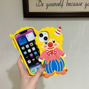 Chất lượng cao hài hước phim hoạt hình mặt nạ <span class=keywords><strong>Joker</strong></span> Silicone trường hợp điện thoại cho iPhone - Product Image 2