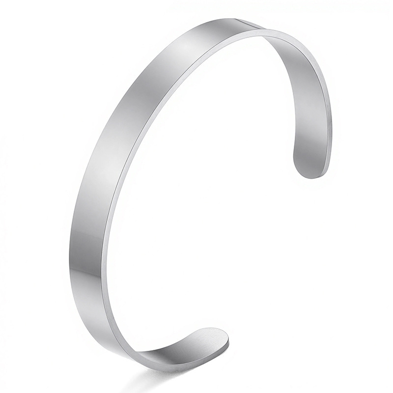 4mm steel bracelet (C-shape)