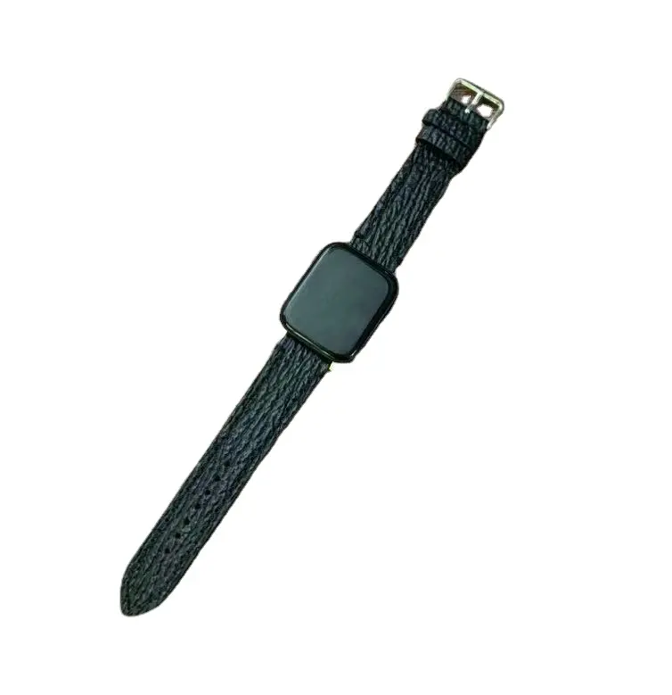 Reloj de cuero con patrón de serpiente y tiburón adecuado para correa de Apple 38 40 41mm correa de reloj inteligente correa de cuero para correa de reloj apple